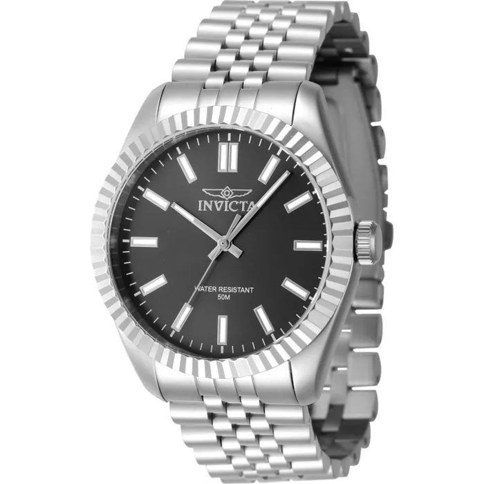 Bracelets Invicta Invicta Mens Watch Specialty Black Dial Stainless Steel Bracelet Quartz 47478