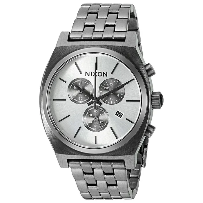 Nixon Mens Bracelet Watch Time Teller Chrono Gunmetal Steel A972632 Nixon Bracelets Nixon Mens Bracelet Watch Time Teller Chrono Gunmetal Steel A972632 Nixon Bracelets