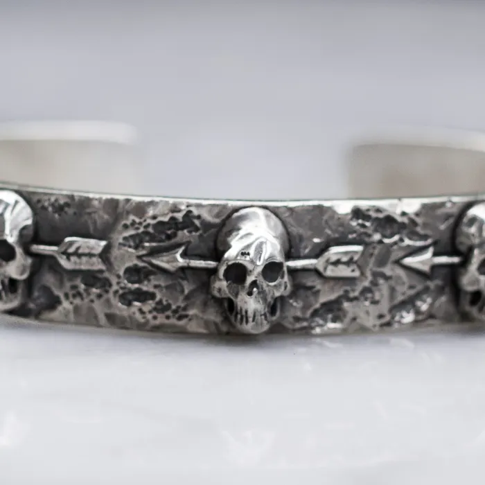 Bracelets 3 DEAD MEN BRACELET 925 STERLING SILVER Jess Zabala Jewelry