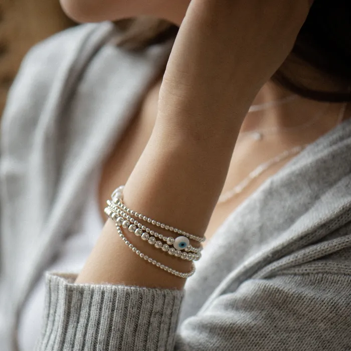 Suetables Bracelets Protection Eye Beaded Bracelet