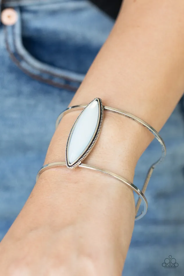 What You SEER Is What You Get White Paparazzi Bracelet All Eyes On U Jewelry Paparazzi Accessories Bracelets