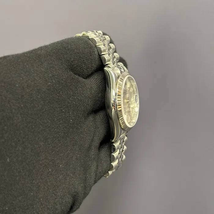 Happy Jewelers Watches Rolex Datejust 36mm Silver Dial Watch Ref 126234