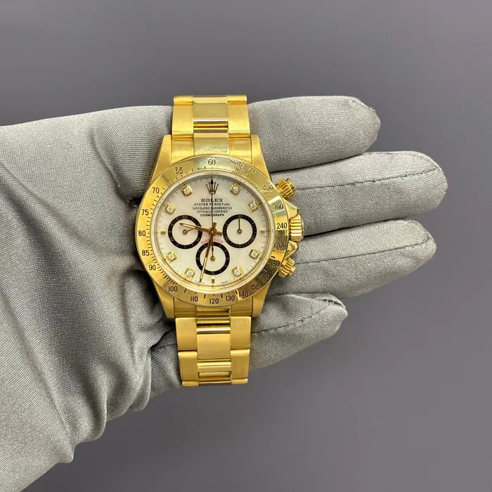 Happy Jewelers Watches Rolex Daytona 40mm MOP Dial Watch Ref 16528 Happy Jewelers Watches Rolex Daytona 40mm MOP Dial Watch Ref 16528