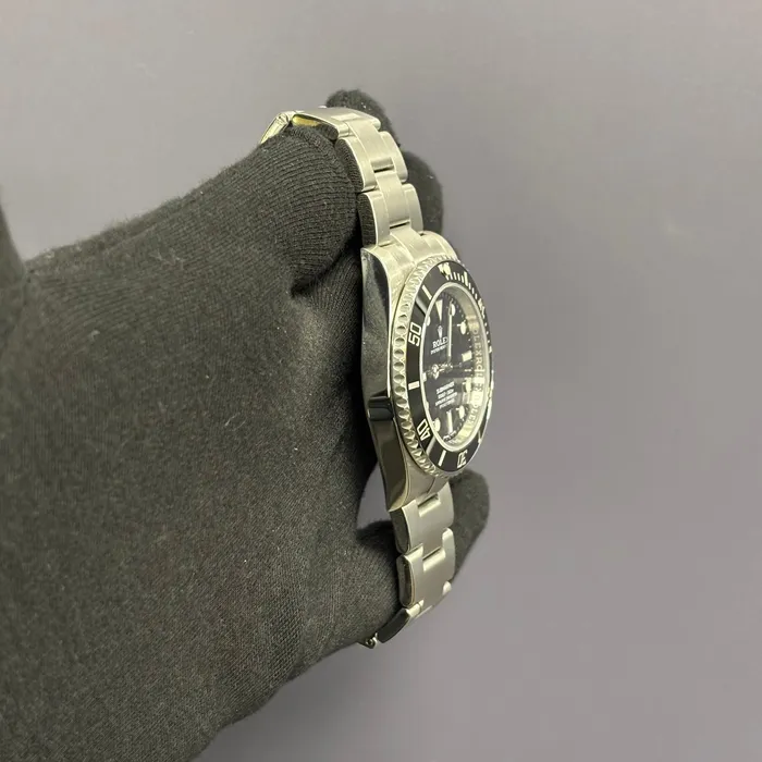 Happy Jewelers Watches Rolex Submariner 40mm Black Dial Watch Ref 114060