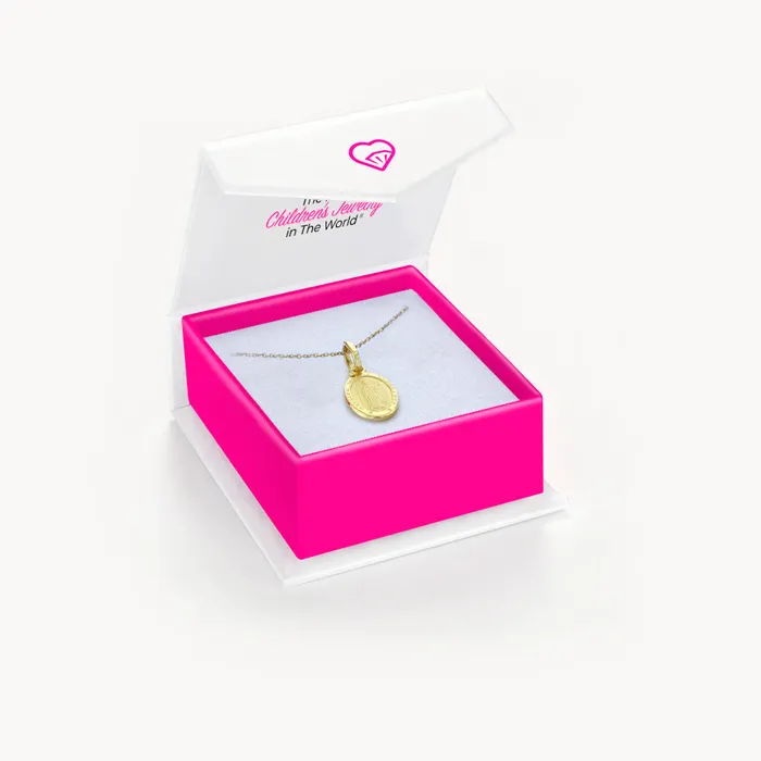 Our Lady of Guadalupe ToddlerKids Necklace Religious Gold Plated Sterling Silver Baby Pendants Necklaces Necklaces