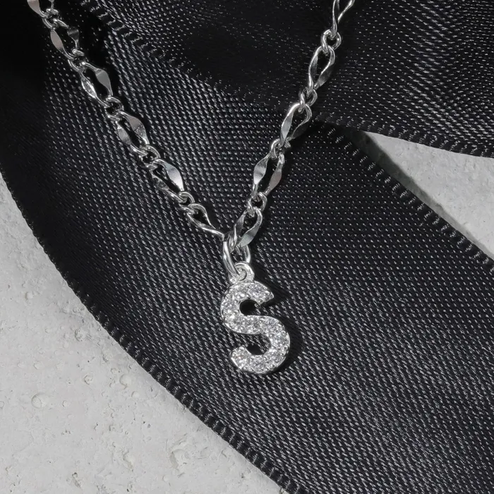 Vivamacity Necklaces Diamond Initial Choker