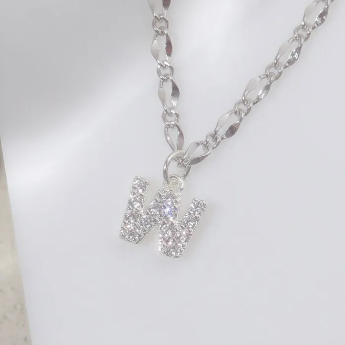 Vivamacity Necklaces Diamond Initial Choker