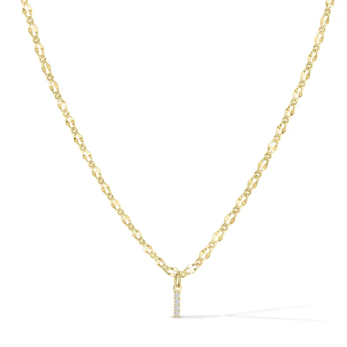 Vivamacity Necklaces Diamond Initial Choker