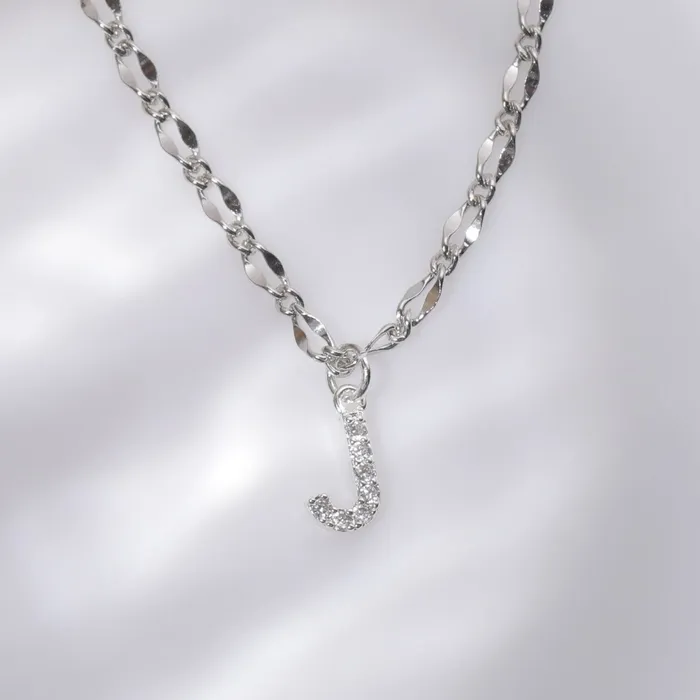 Vivamacity Necklaces Diamond Initial Choker