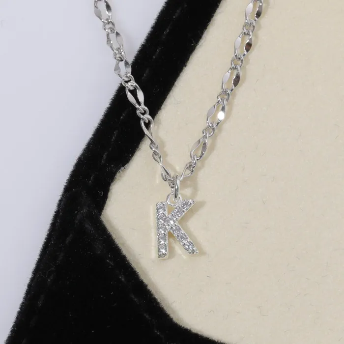 Vivamacity Necklaces Diamond Initial Choker