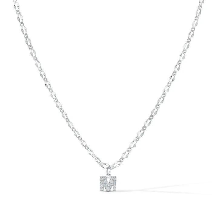 Vivamacity Necklaces Diamond Initial Choker