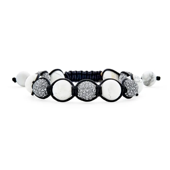 BlingJewelry Wholesale Bracelets Black Navy Blue Gold Tone Bead Strand Bracelet with Pave Crystal Ball for Men BlingJewelry Wholesale Bracelets Black Navy Blue Gold Tone Bead Strand Bracelet with Pave Crystal Ball for Men