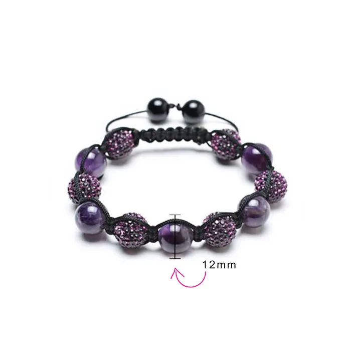 BlingJewelry Wholesale Bracelets Black Navy Blue Gold Tone Bead Strand Bracelet with Pave Crystal Ball for Men