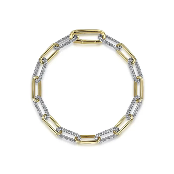 Bracelets Gabriel Co Gabriel Co Diamond Link Chain Bracelet