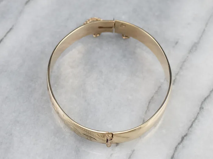 Bracelets Market Square Jewelers Vintage Engraved Gold Bangle Bracelet Bracelets Market Square Jewelers Vintage Engraved Gold Bangle Bracelet