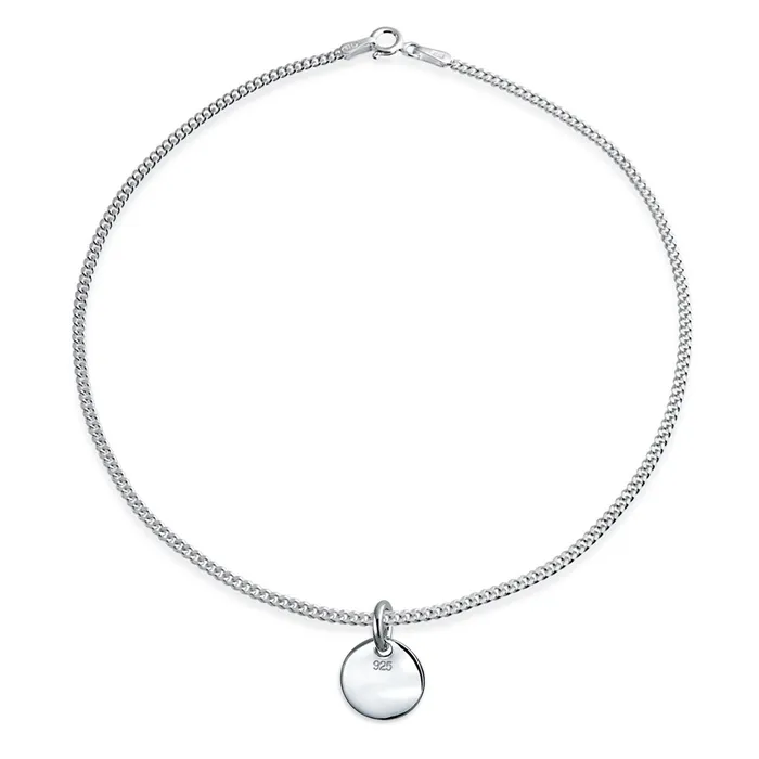 Bracelets Tiny Minimalist ABC Block Letter Anklet Ankle Bracelet Sterling Silver BlingJewelry Wholesale Bracelets Tiny Minimalist ABC Block Letter Anklet Ankle Bracelet Sterling Silver BlingJewelry Wholesale