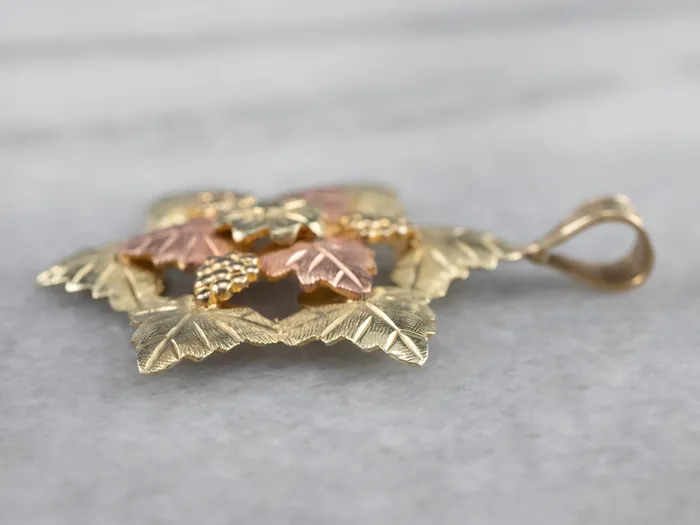 Market Square Jewelers Necklaces Black Hills Gold Botanical Star Pendant Market Square Jewelers Necklaces Black Hills Gold Botanical Star Pendant