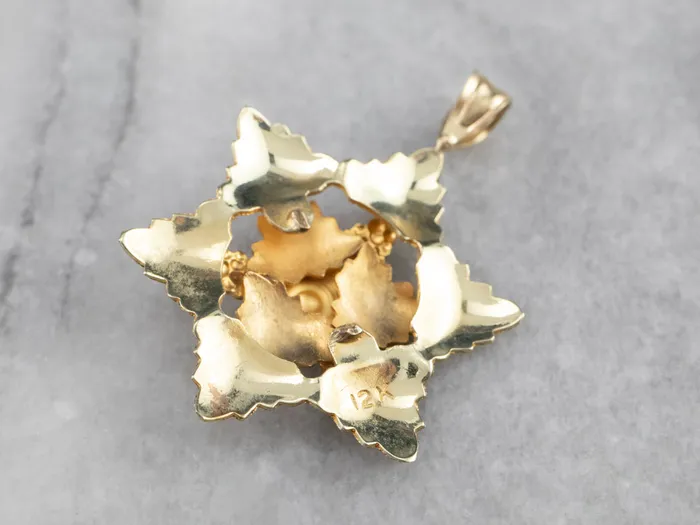 Market Square Jewelers Necklaces Black Hills Gold Botanical Star Pendant Market Square Jewelers Necklaces Black Hills Gold Botanical Star Pendant