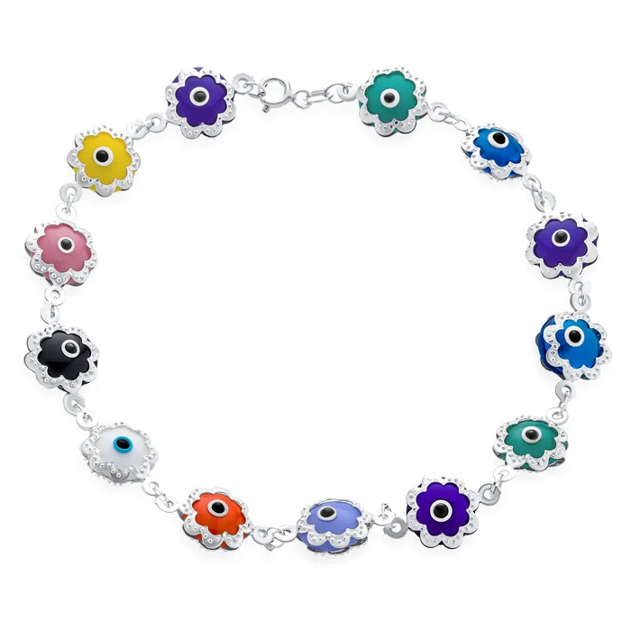 Protection Amulet Turkish Evil Eyes Anklet Ankle Bracelet Sterling Silver 9 Inch BlingJewelry Wholesale Bracelets Protection Amulet Turkish Evil Eyes Anklet Ankle Bracelet Sterling Silver 9 Inch BlingJewelry Wholesale Bracelets