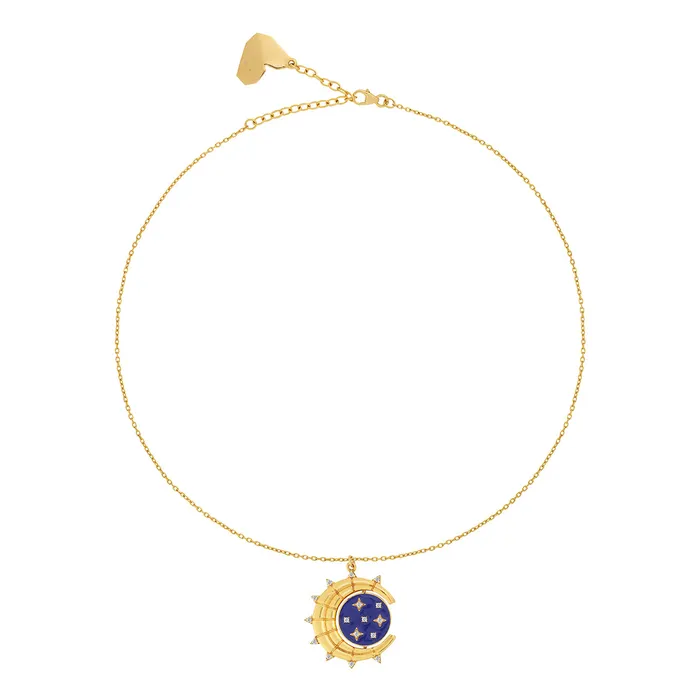 Play2024 Reversible Sun Stars Necklace Necklaces